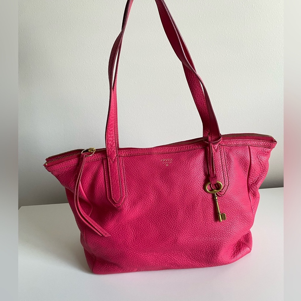 FOSSIL Sydney Shopper Pomegranate - Picture 4 of 13